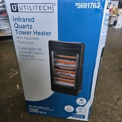 Utilitech
1500-Watt Infrared quartz Tower Indoor Electric Space Heater with Thermostat