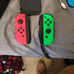 Neon Joy Cons W The Bumpers 