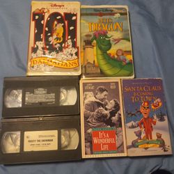 6- Children/Christmas Vhs Movies 