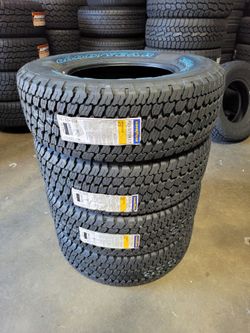 265 70 17 ALL TERRAIN GOODYEAR TIRES TACOMA 4RUNNER TUNDRA SEQUOIA SILVERADO SUBURBAN AVALANCHE TAHOE SIERRA F150 RAM