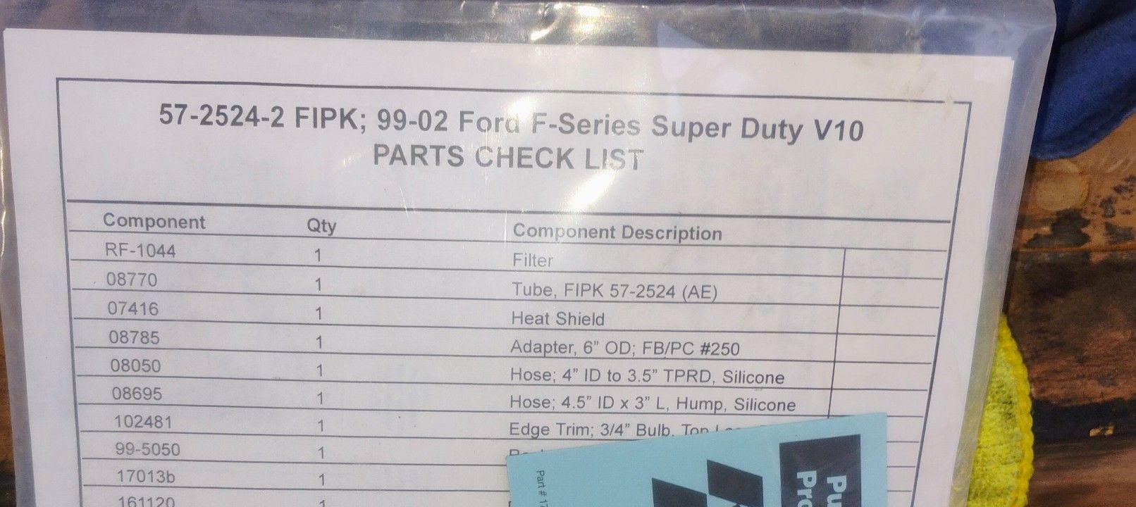 K&N Filter Kit