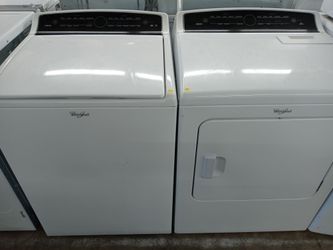 Whirlpool Cabrio top load washer and dryer set - Free delivery