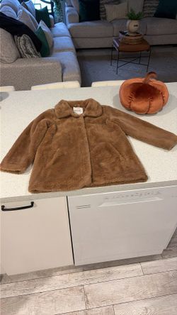 girls Urban Republic, Girls Collection,  outerwear soft brown fluffy faux fur coat jacket $40.00