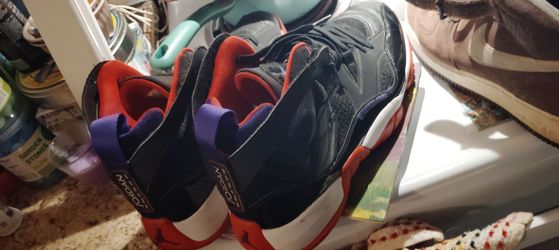 Jordan Sneakers Black Red Purple