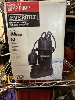 EVERBILT SUBMERSIBLE SUMP PUMP