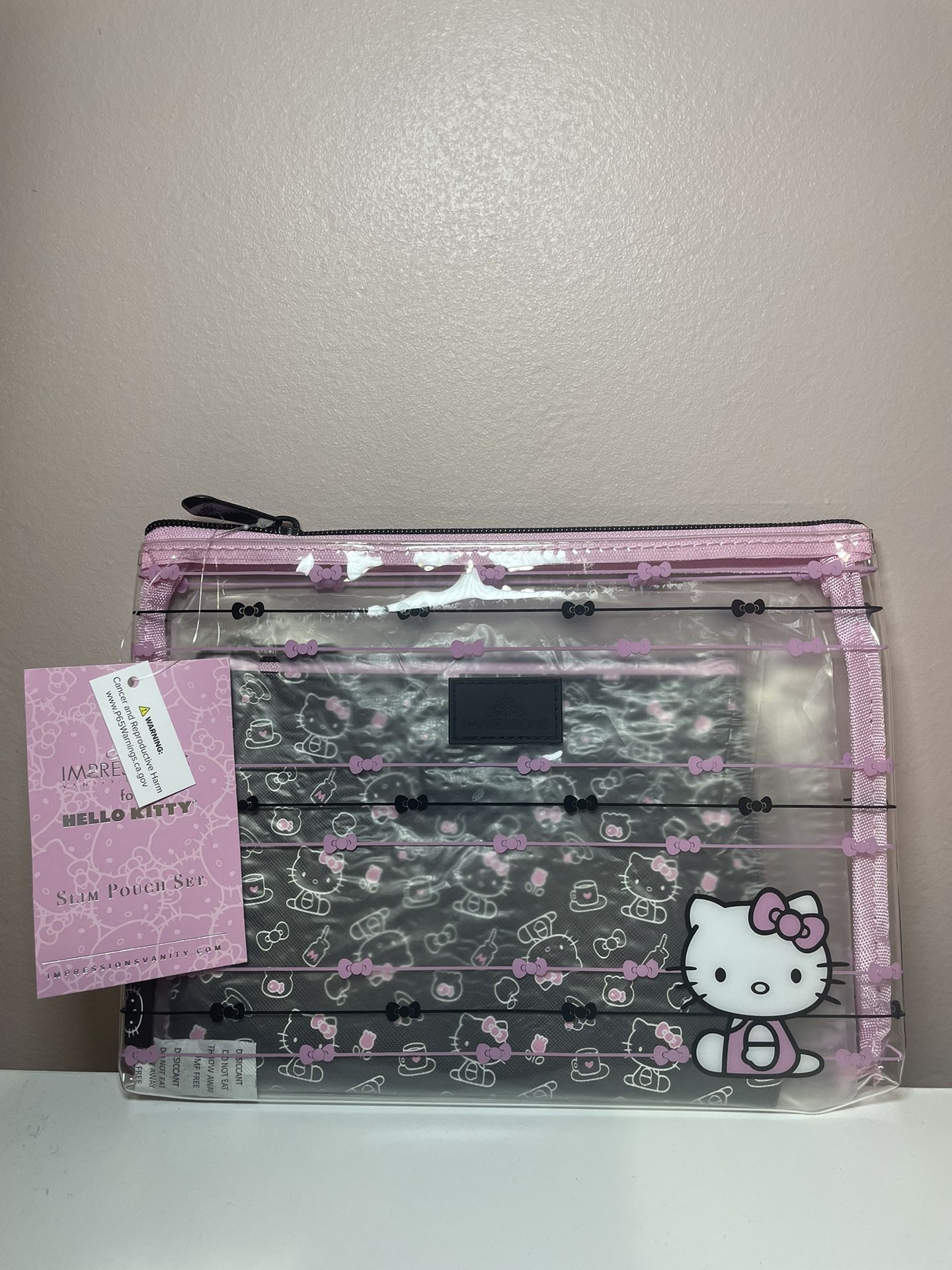 Hello Kitty Impressions Vanity Makeup Bag Set✨