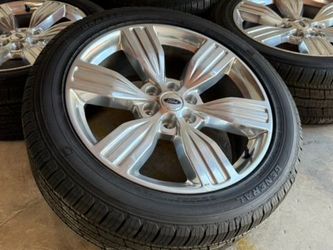 22” 2024 Ford F150 Limited Wheels Expedition Polished General Grabber all season tires 285/45/22