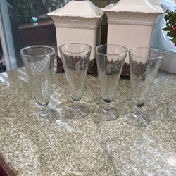 Princess House Pilsner Glasses