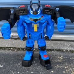 Imaginext DC Superfriends Batbot Extreme Lights & Sounds Playset Batman Figure