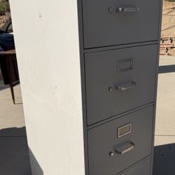 4-Drawer File Cabinet — 