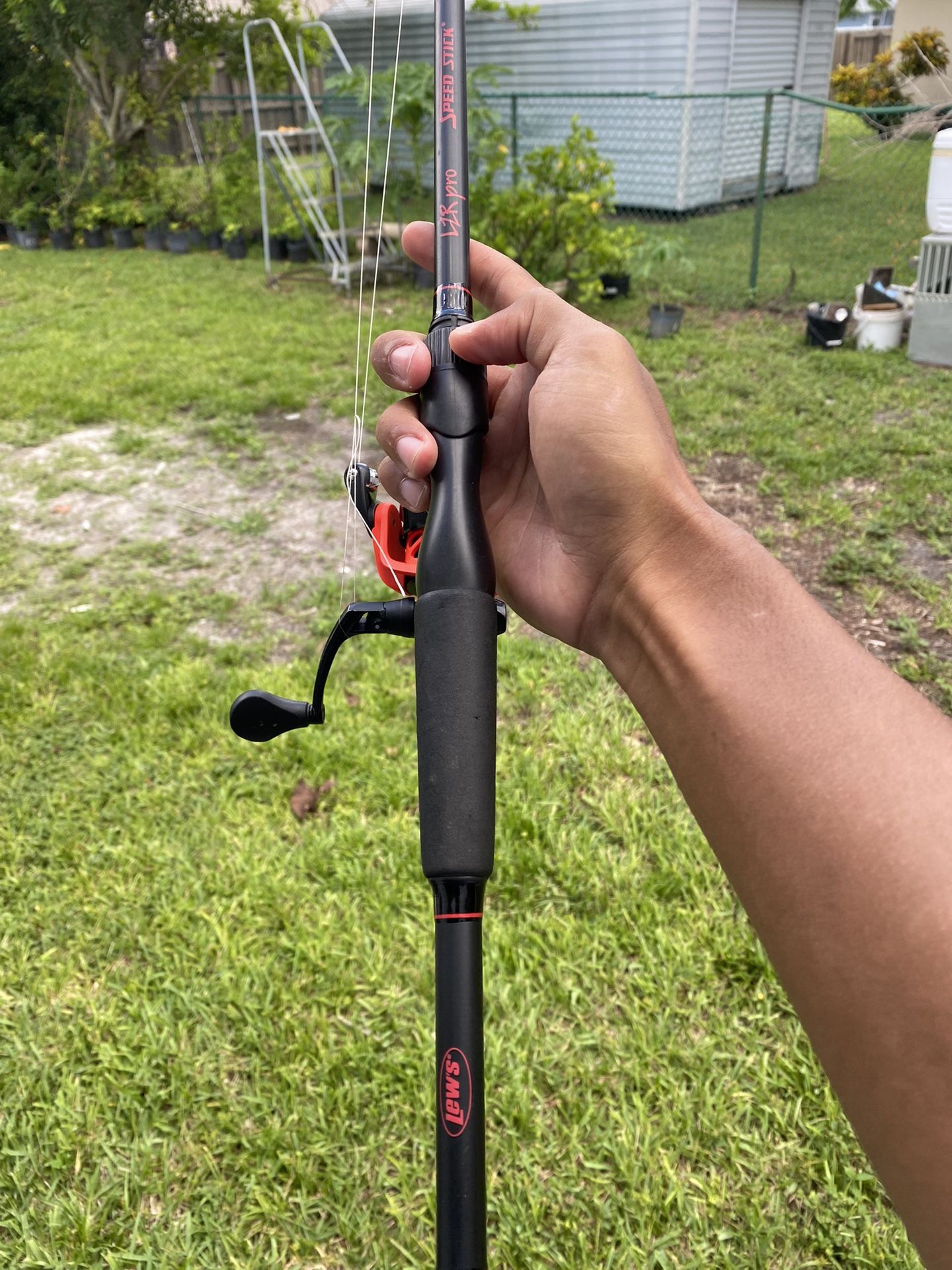 lzr pro speed stick spinning rod and reel combo
