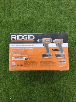 RIDGID 18V Subcompact Brushless 2-Tool Combo Kit