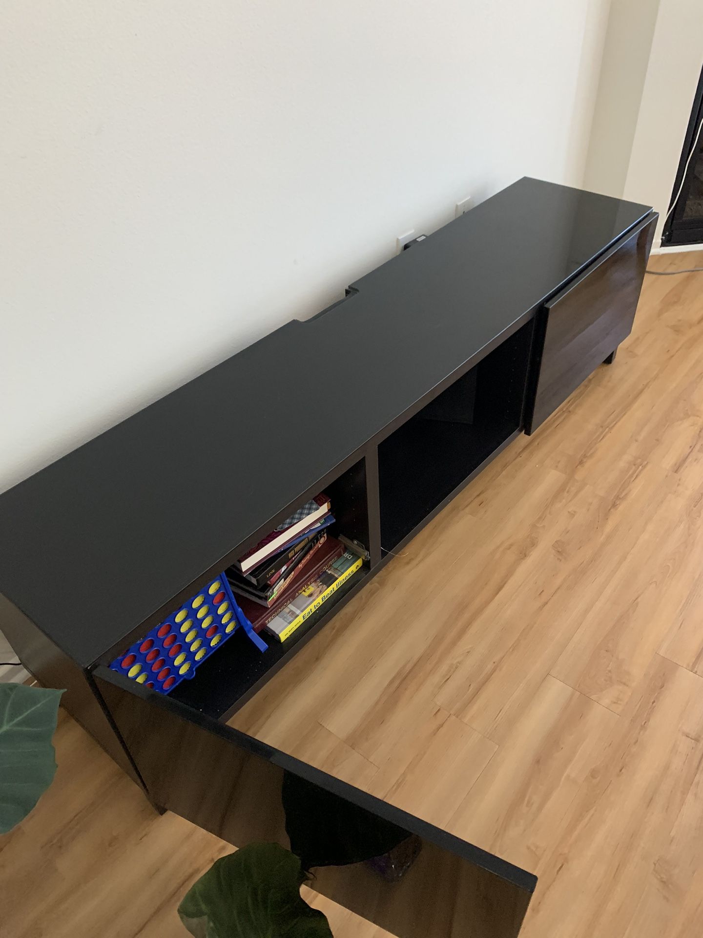 Entertainment Center Glass Top 