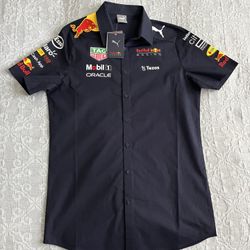 2022 Red Bull Team Collar Shirt - Medium