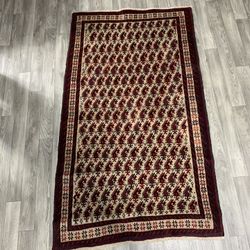 3’5x6 Hand Knotted Wool Rug 