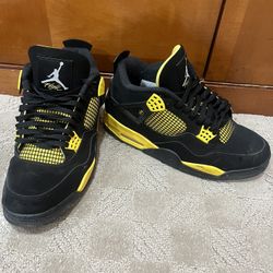Jordan 4 Yellow Thunder Size 12 used no box