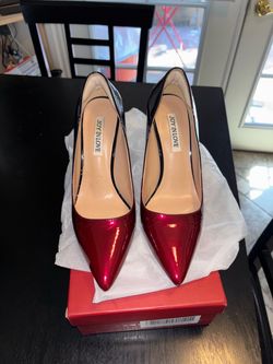 Gorgeous Wine & Black Heels