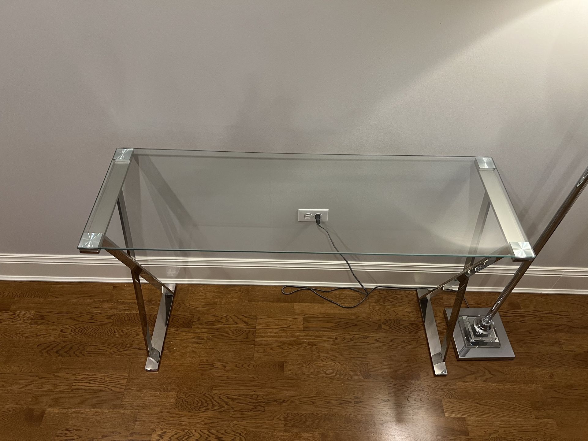 Modern Glass Console Table