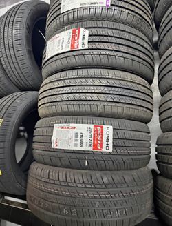 205/55R16 Kumho LX Platinum All Season 65k Miles We Install ! Free Rotations Free Flat Repair !