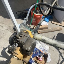 Weed Eater And Backpack Leaf Blower