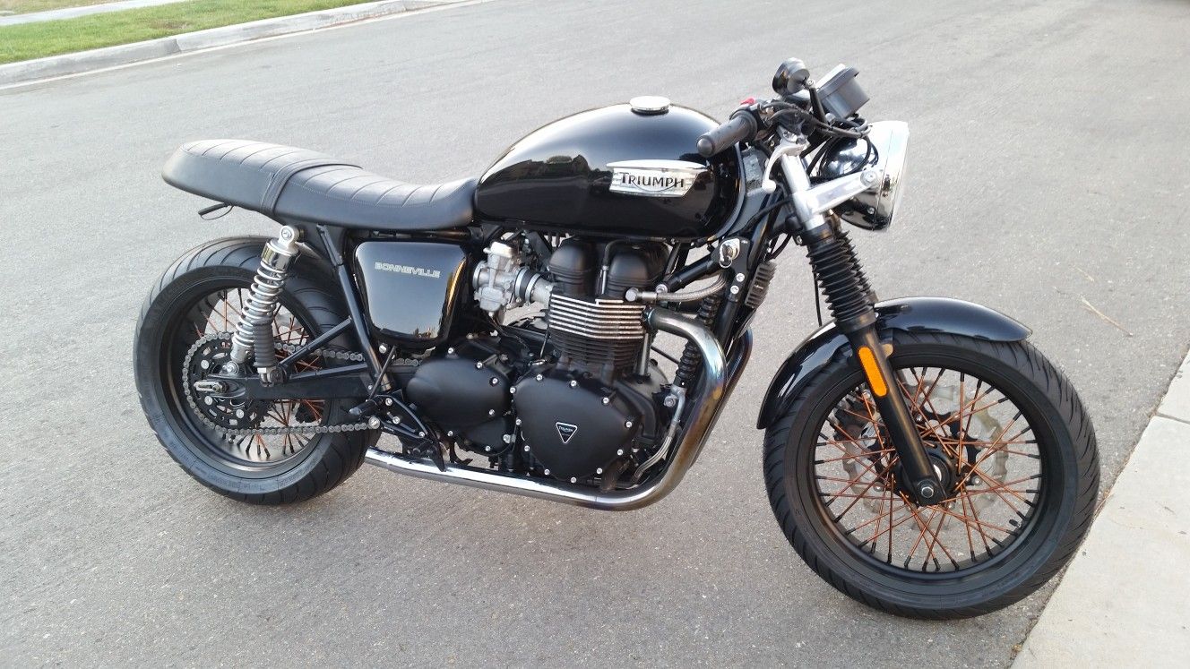 2013 Triumph Bonneville cafe racer