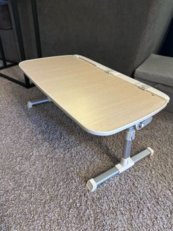 Adjustable Laptop Desk / Overbed Table – Height Adjustable | Perfect for Bed, Sofa & WFH