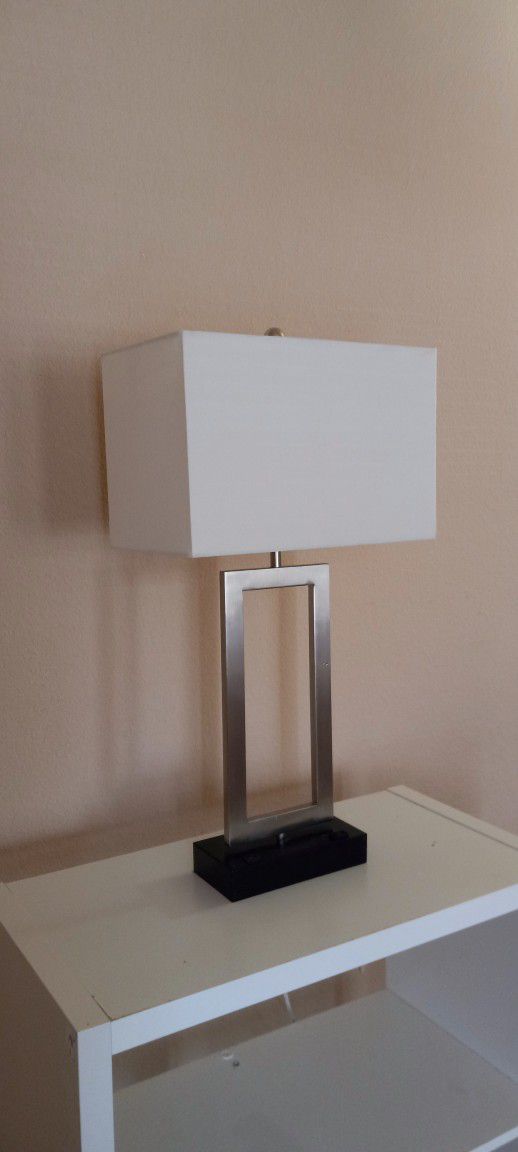  Lamp With USB & Power Outlet 
