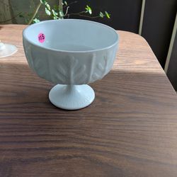 Fenton Milk Glass Candy Dish