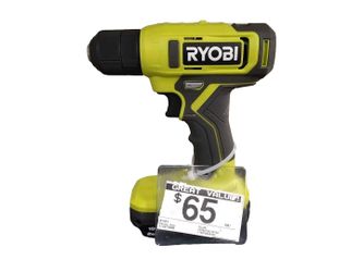 Ryobi Pcl201 Yellow Cordless Screw Gun