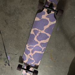 painted longboard