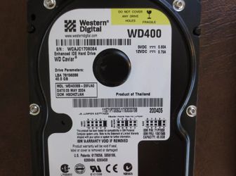 Western Digital Hard Drive WD400