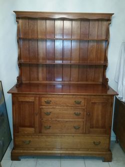 Stickley sideboard & open hutch 1952 craftsman