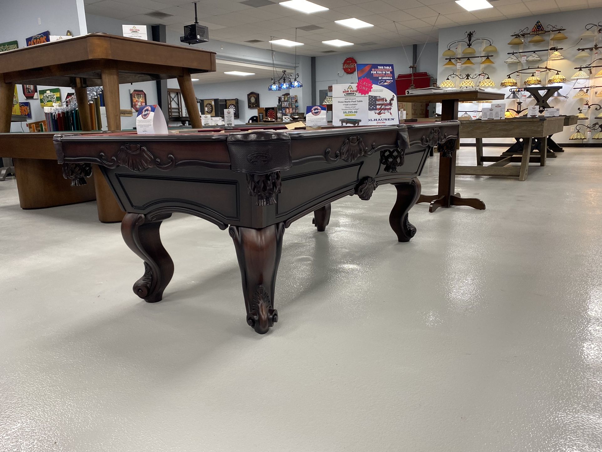 7ft Olhausen Maple Wood Pool Table