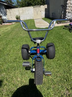 Rhino Kids Tricycle Blue Chrome