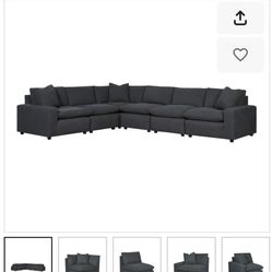Charcoal Ashley Furniture 6pc Sectional 