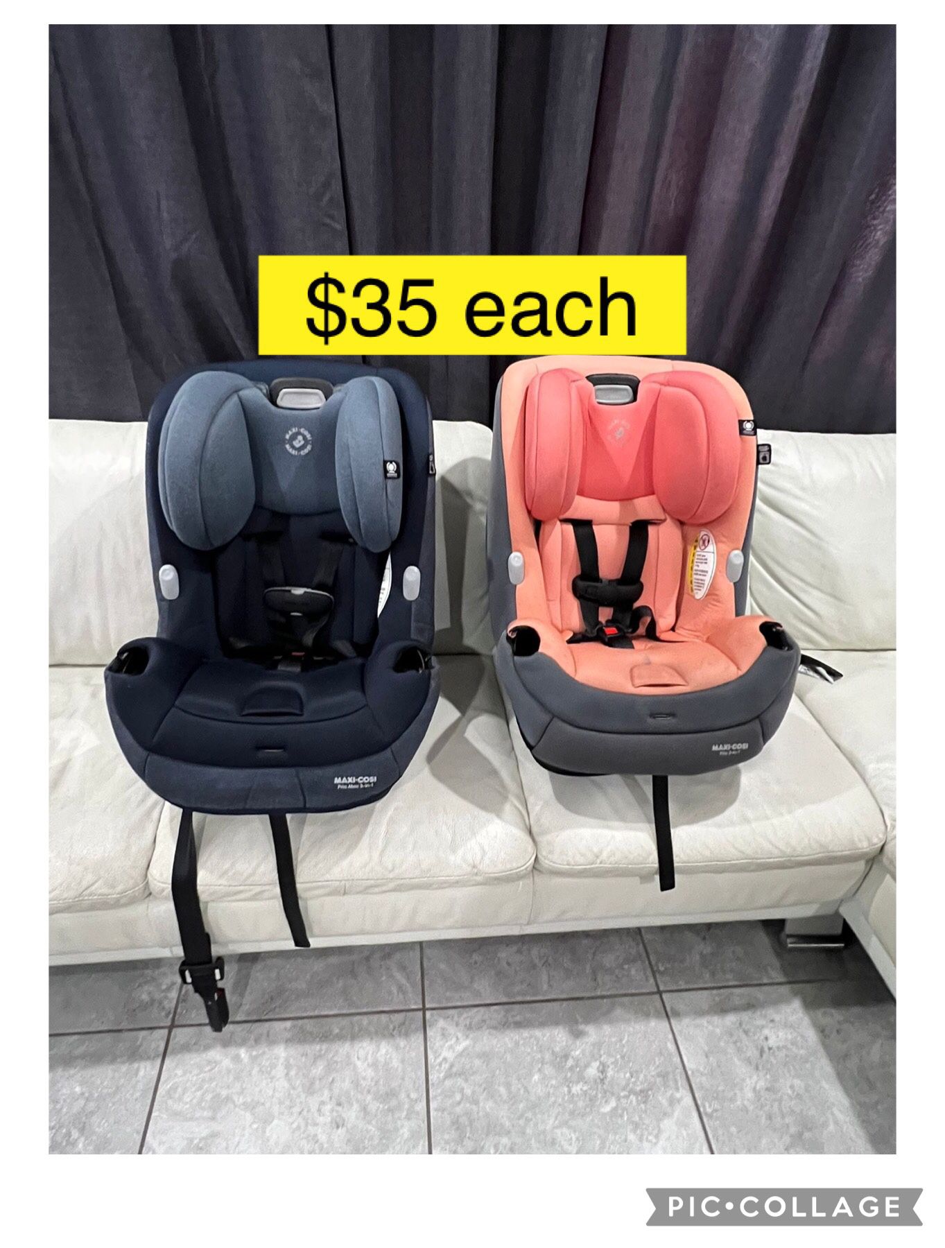 Baby / Kid Car seat, recliner $35 each / Sillas carro bebe o niño $35 cada una