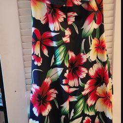 Ladies Caribbean Off The Shoulder Dress Size Large 