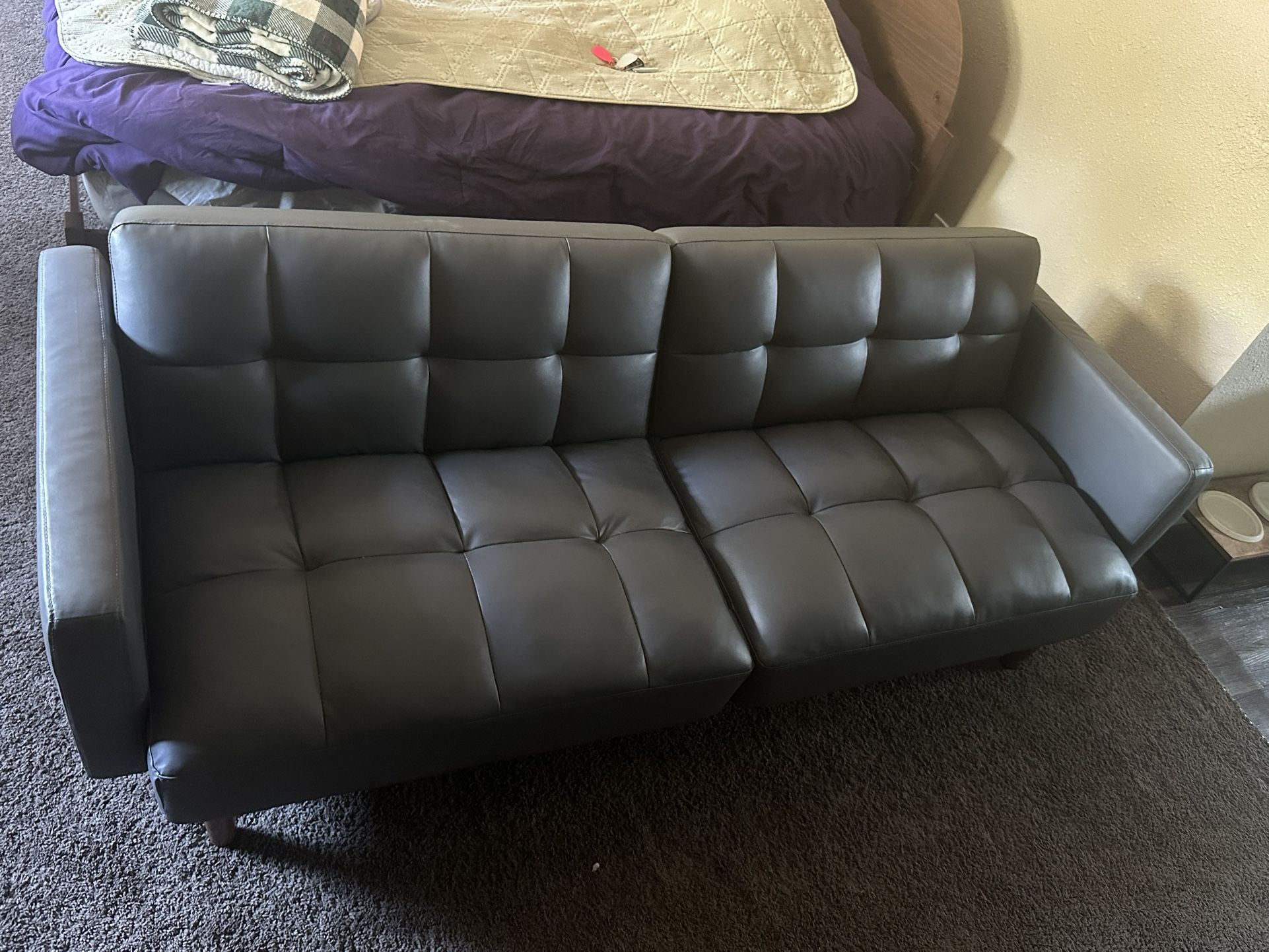 Mopio Aaron 76.8” Cloud Gray Futon