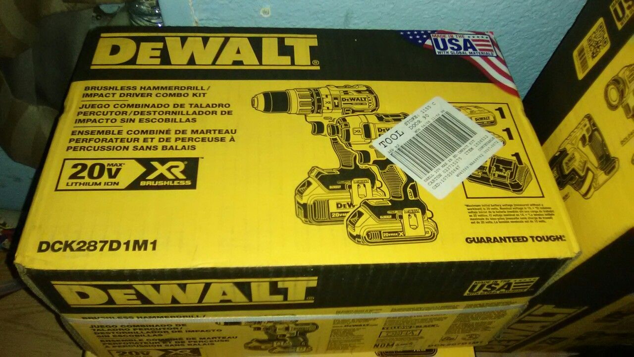 Dewalt 20v hammer drill + impact