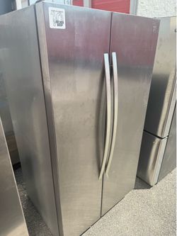 Whirlpool stainless steel side by side refrigerator