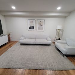 Article Sofa and Lounge chair Heather Grey