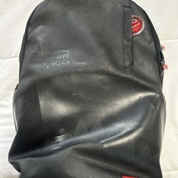 Sprayground Leather Backpack 