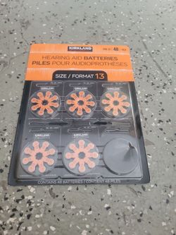 Hearing aid batteries