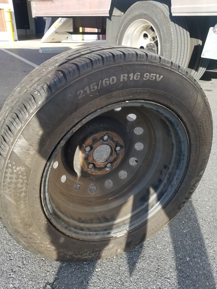 Used tires and rims