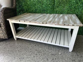 Coastal Table with shelf