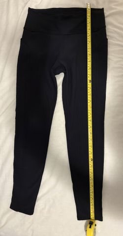 All in Motion Black Ribbed Leggings - XL(14)