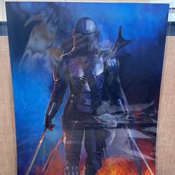 Star Wars : Mandolorian Lenticular Poster 