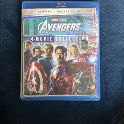 4 Movie Collection Avengers Blue Ray 