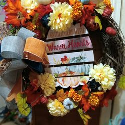 Fall Grapevine Wreath 