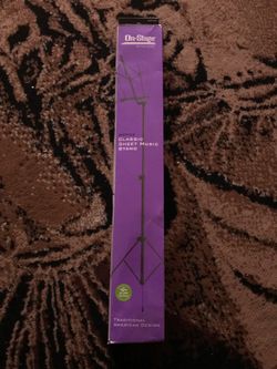 Brand new music stand and Brass cleaning kit